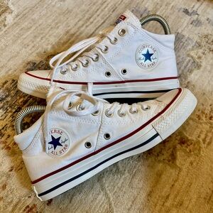 Converse All Star White High Top Sneakers